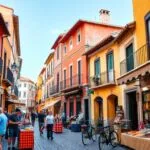 Una calle de España hecha con IA