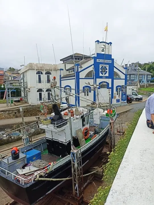 Lonja del pescado de Puerto de Vega