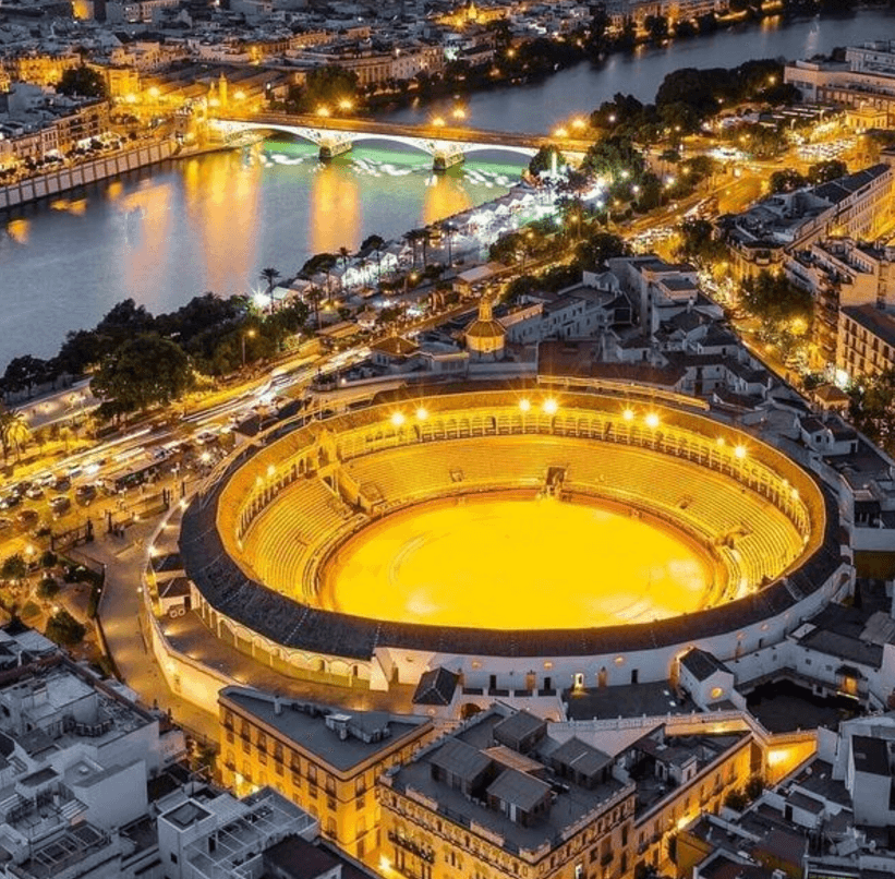 una de las plazas de toros más brillantes